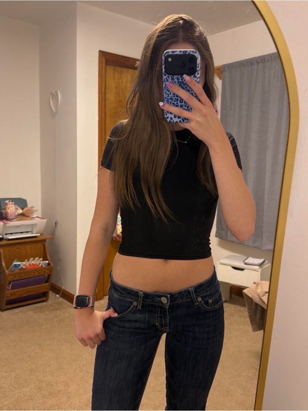 Low rise vintage jeans